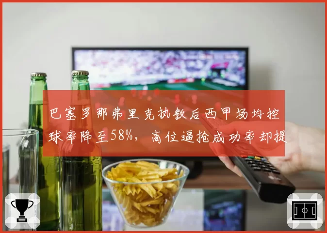 巴塞罗那弗里克执教后西甲场均控球率降至58%，高位逼抢成功率却提升至35%