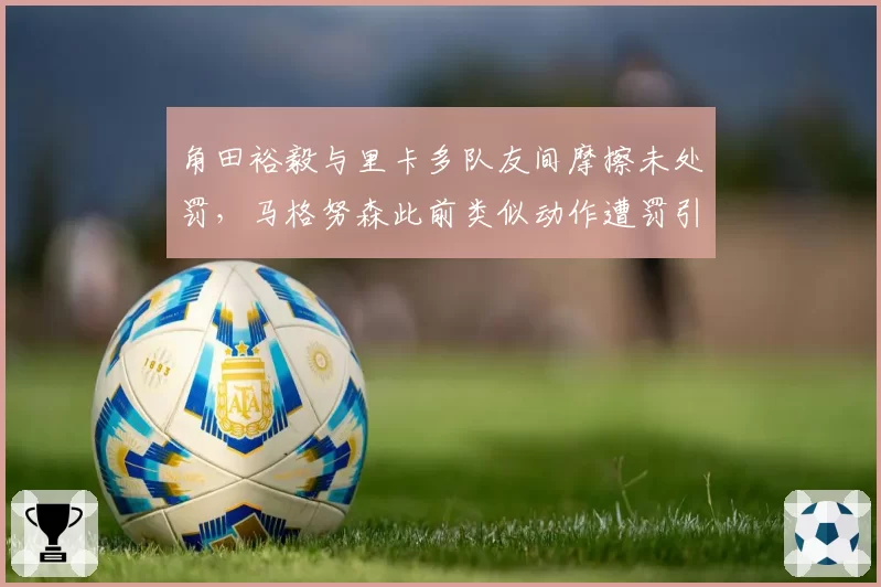角田裕毅与里卡多队友间摩擦未处罚，马格努森此前类似动作遭罚引哗然