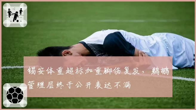 锡安体重超标加重脚伤复发,鹈鹕管理层终于公开表达不满
